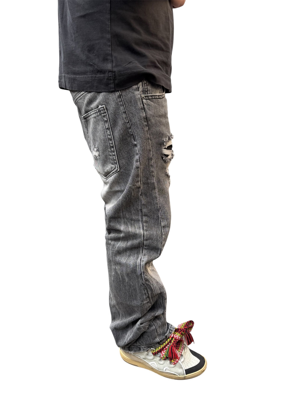 Jeans flare gray