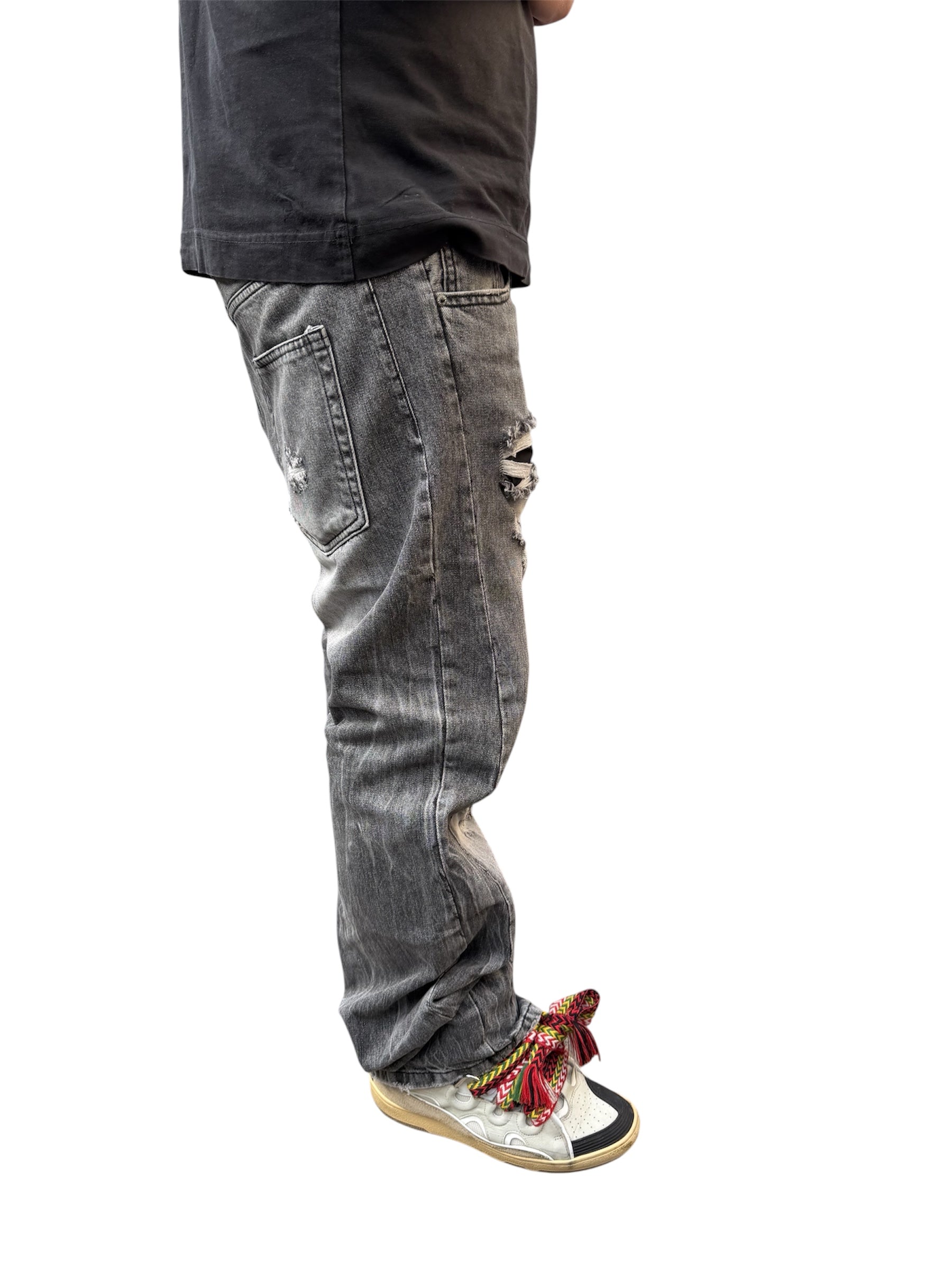 Jeans flare gray