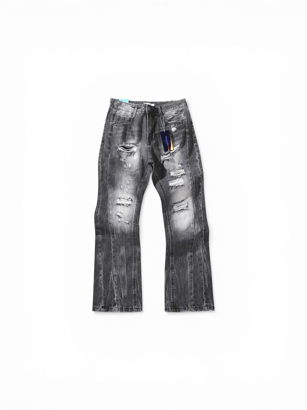 Jeans flare gray