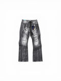 Jeans flare gray