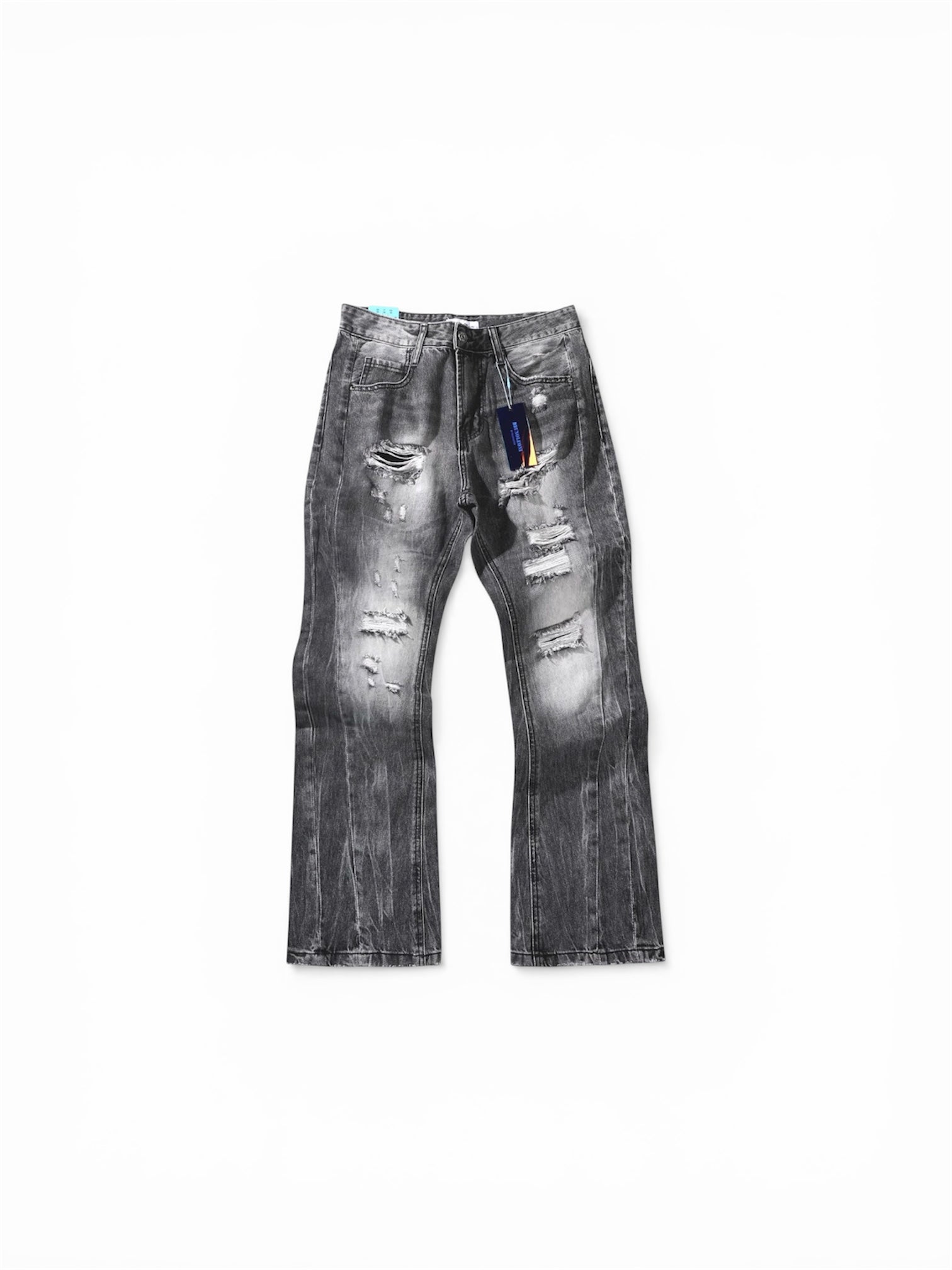 Jeans flare gray